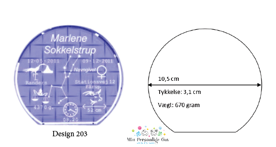 Dåbsglas – rund glas – Large-1493
