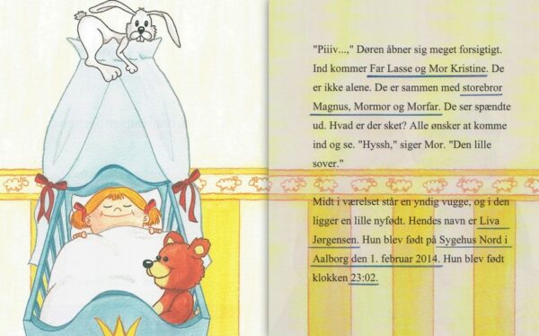 Babybog – barnets bog til piger -1359
