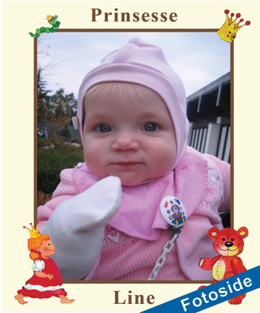 personlig billede i babybogen