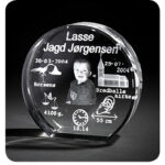 3d glas – en personlig dåbsgave med foto i glas