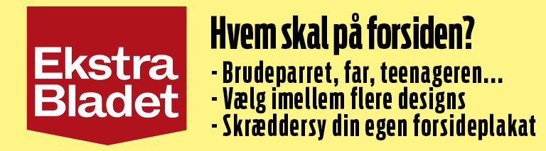 Ekstra Bladet - Plakat til konfirmation & voksne