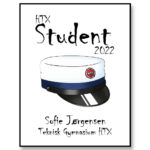 student plakat med navn og ramme – Min Personlige Gave